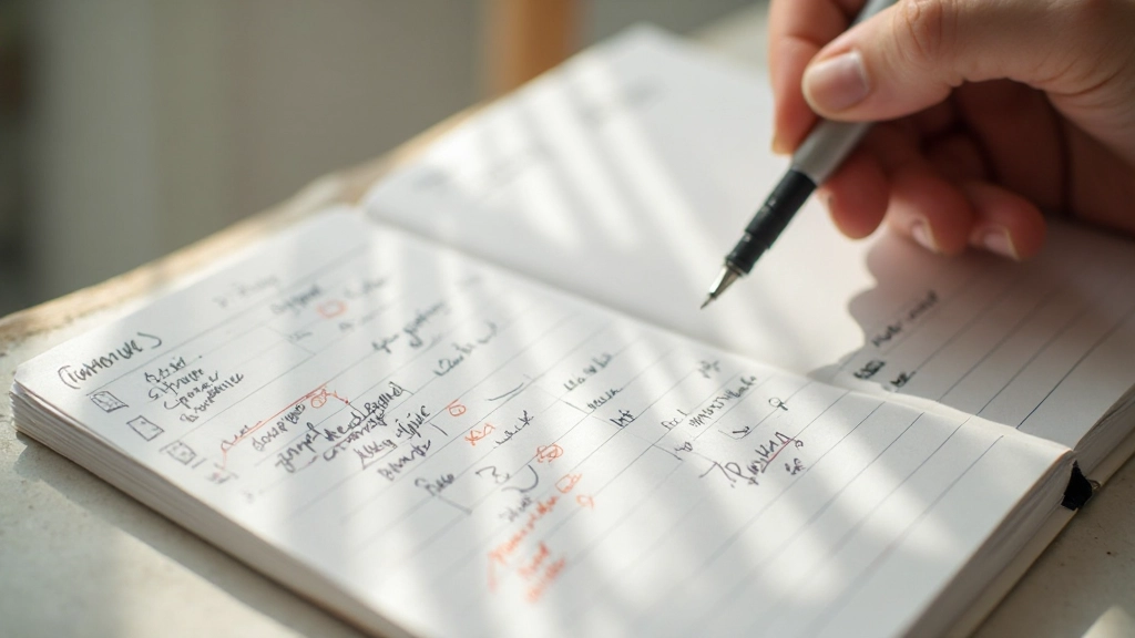 Calendario personal marcado mostrando días de práctica consistente de meditación durante un mes